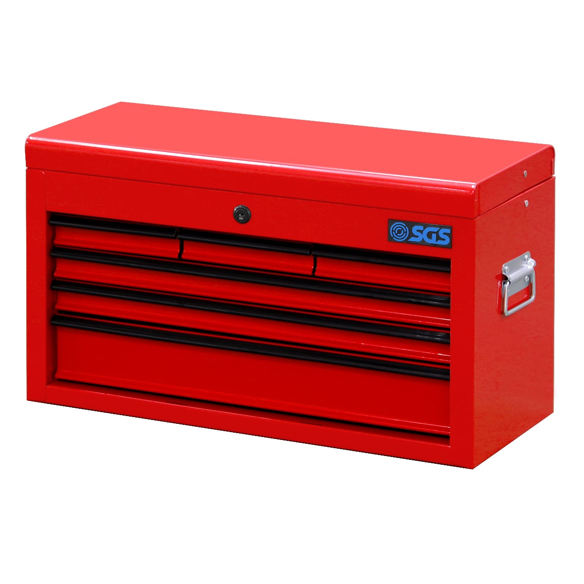 SGS Mechanics 8 Drawer Tool Box Chest & Roller Cabinet | Red